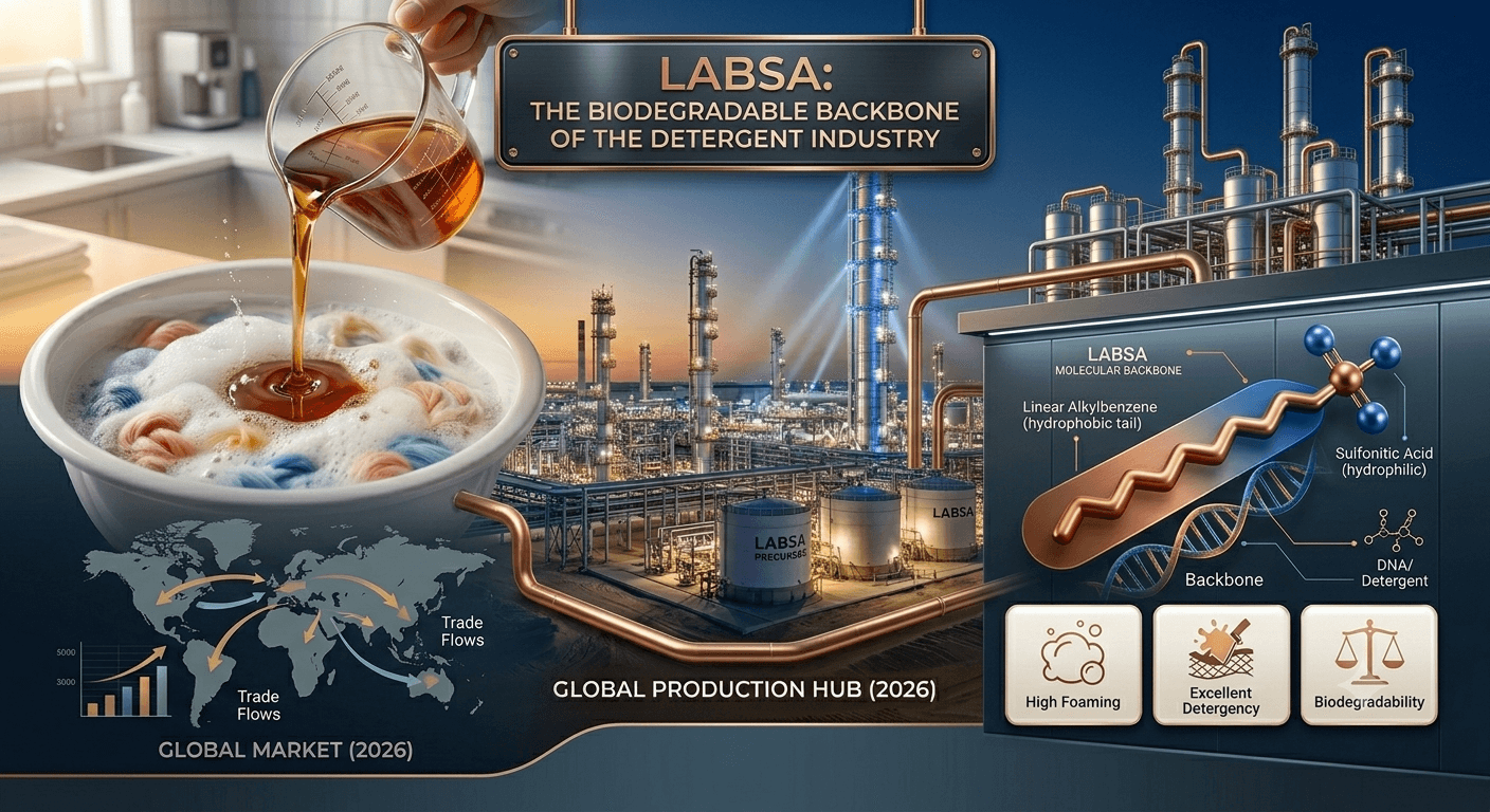 Linear Alkylbenzene Sulfonic Acid (LABSA): The Backbone of the Detergent Industry