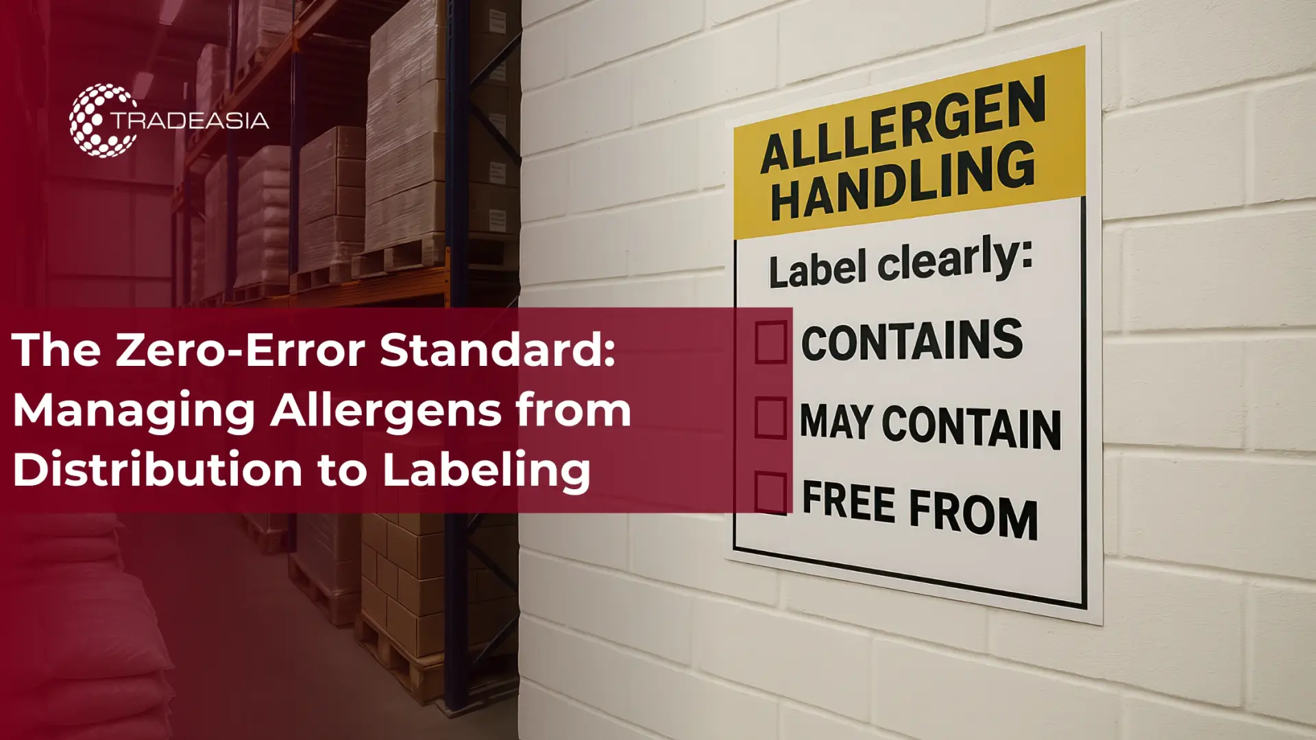 The Zero-Error Standard: Managing Allergens from Distribution to Labeling