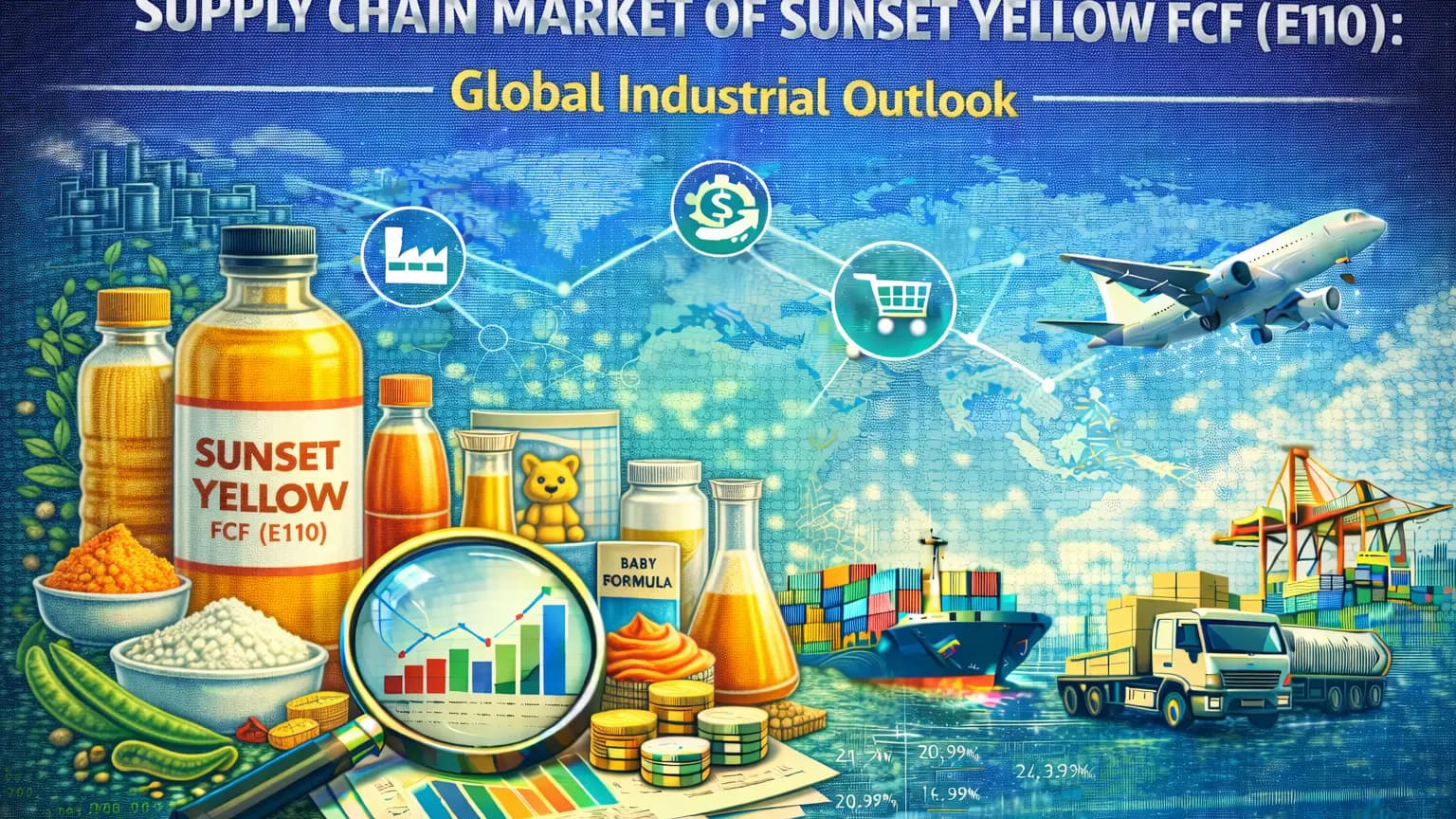 Supply Chain Market of Sunset Yellow FCF (E110): Global Industrial Outlook