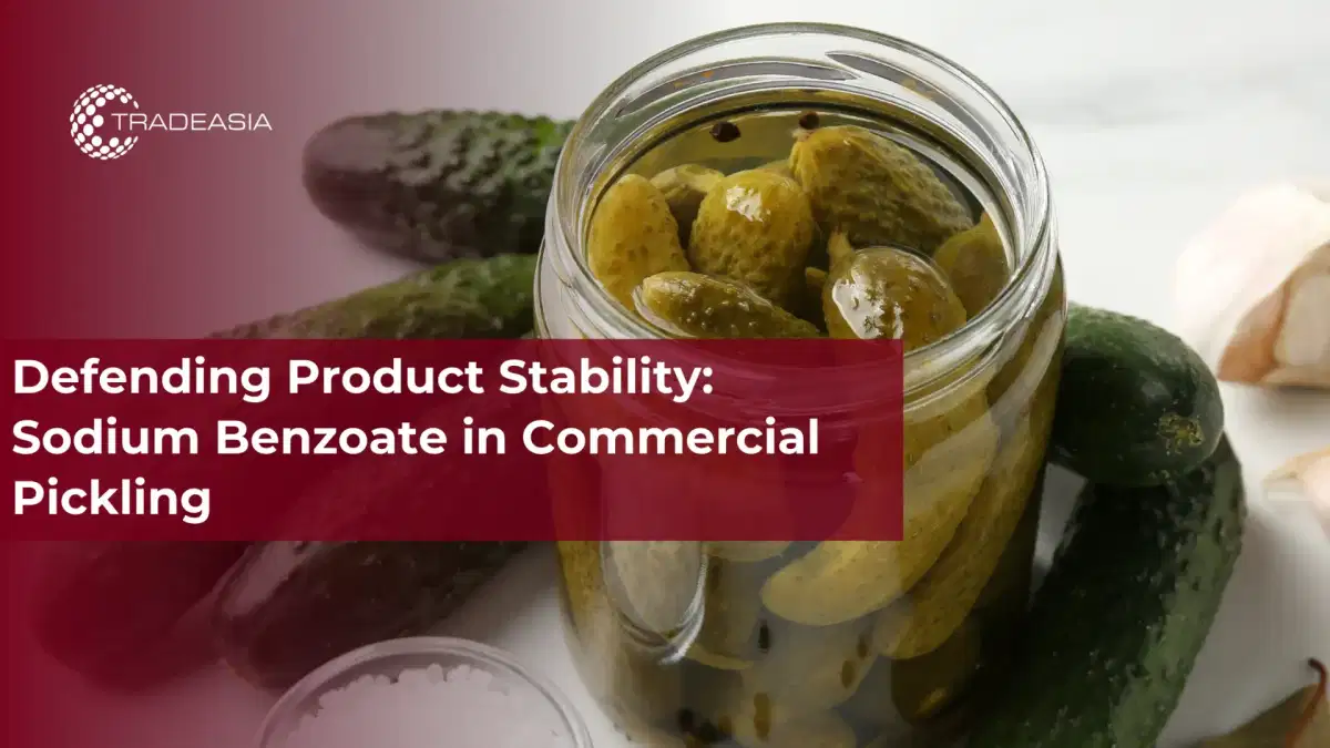 නිෂ්පාදන ස්ථාවරත්වය ආරක්ෂා කිරීම: වාණිජ අච්චාරු දැමීමේ සෝඩියම් බෙන්සොඒට්
